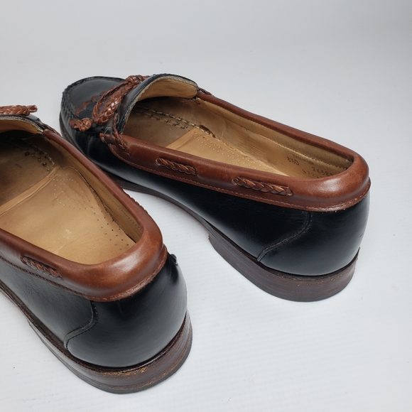 Allen Edmonds Men's Black & Brown Leather Loafers Shoes Size 8.5 Made in… - Picture 9 of 16